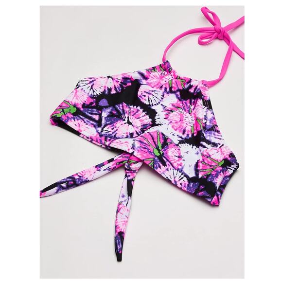 Kanu Surf Girls' Mahina UPF 50+ Beach Sport Halter Bikini 2-Piece Swimsuit Sz 12 - Picture 4 of 7